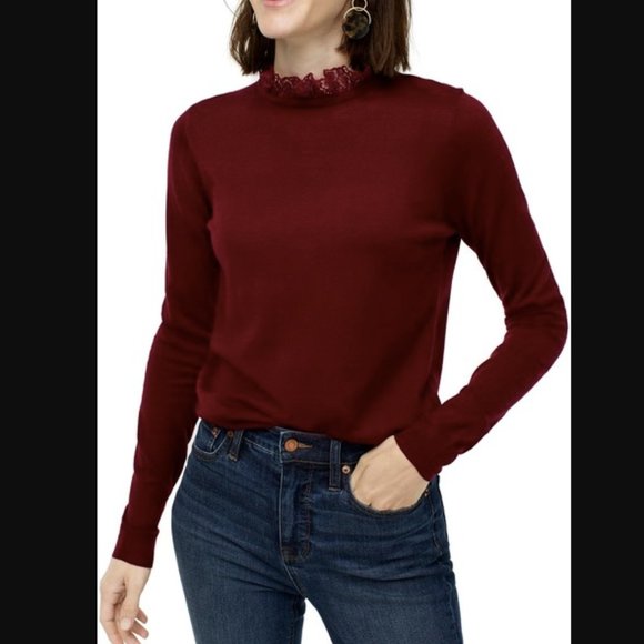 J. Crew | Sweaters | J Crew Burgundy 